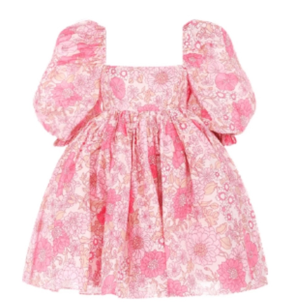 Pink Selkie Puff Dress